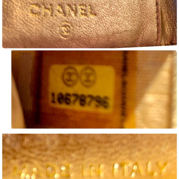 Auth Chanel dark denim zippy wallet with gold leather & CC zipper pull. - Picture 10 of 14